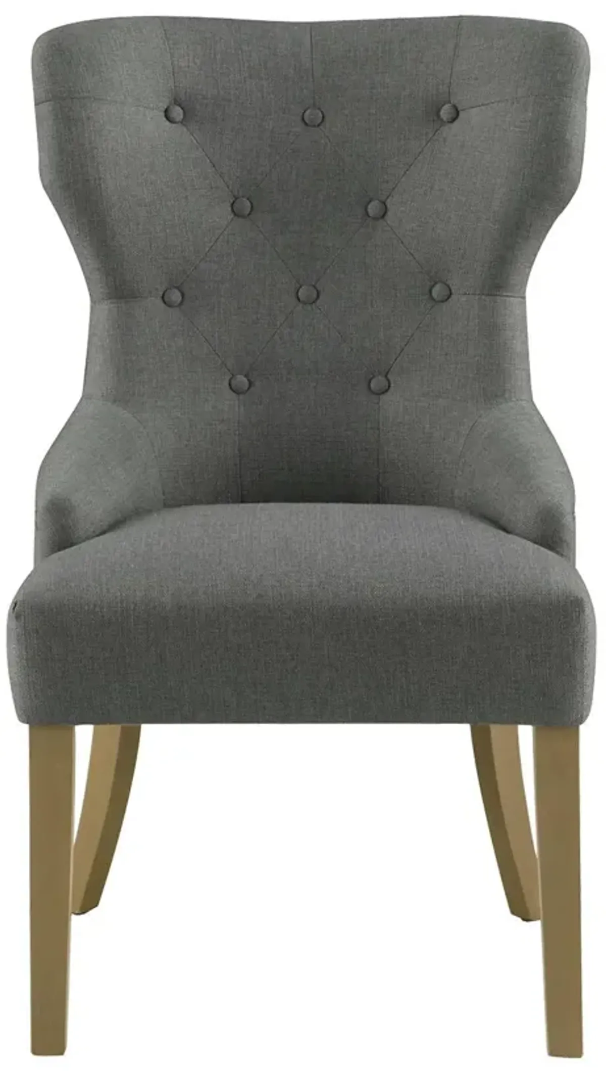 Coaster Baney Tufted Upholstered Dining Chair Grey & Rustic Grey