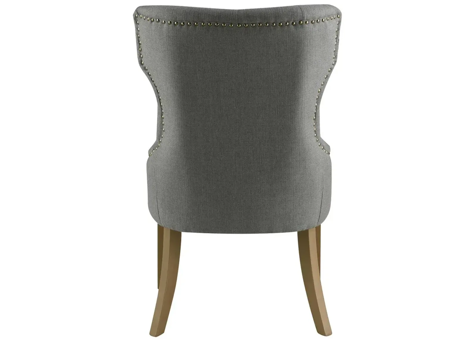 Coaster Baney Tufted Upholstered Dining Chair Grey & Rustic Grey