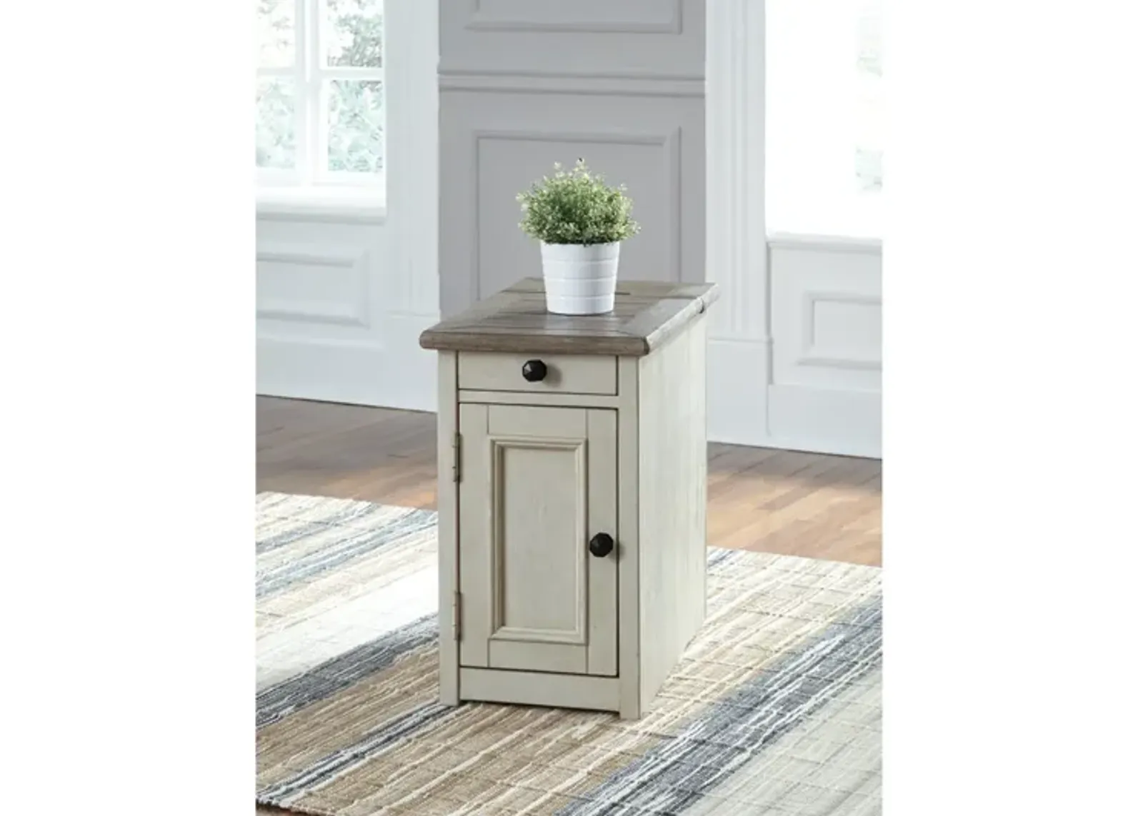 Ashley Bolanburg Two-Tone Chair Side End Table