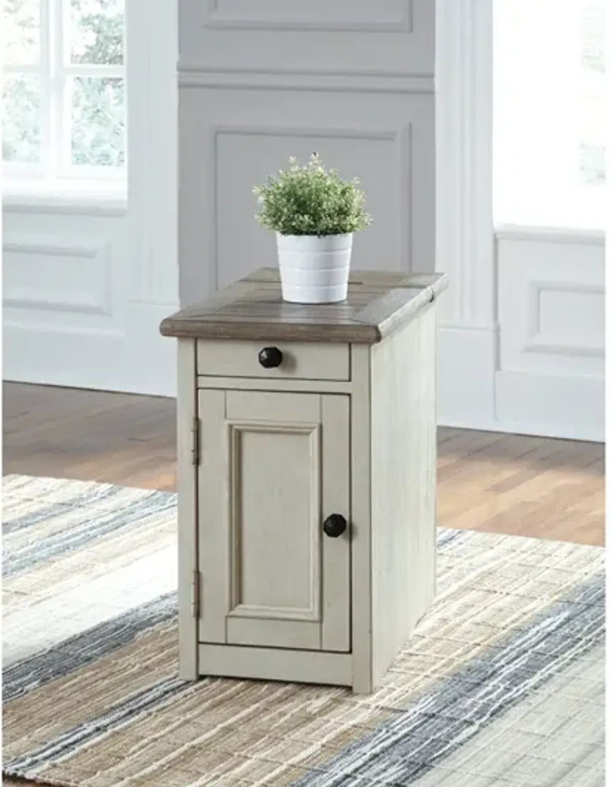 Ashley Bolanburg Two-Tone Chair Side End Table