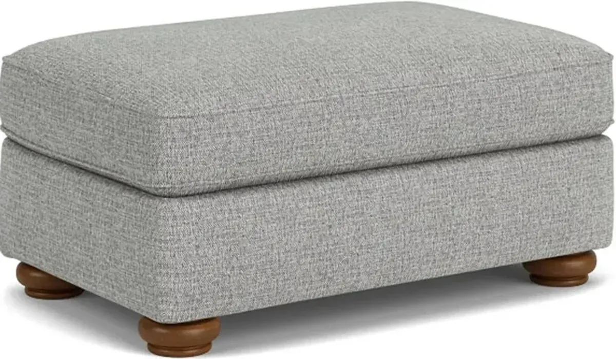 Flexsteel Preston Silver Ash Cocktail Ottoman