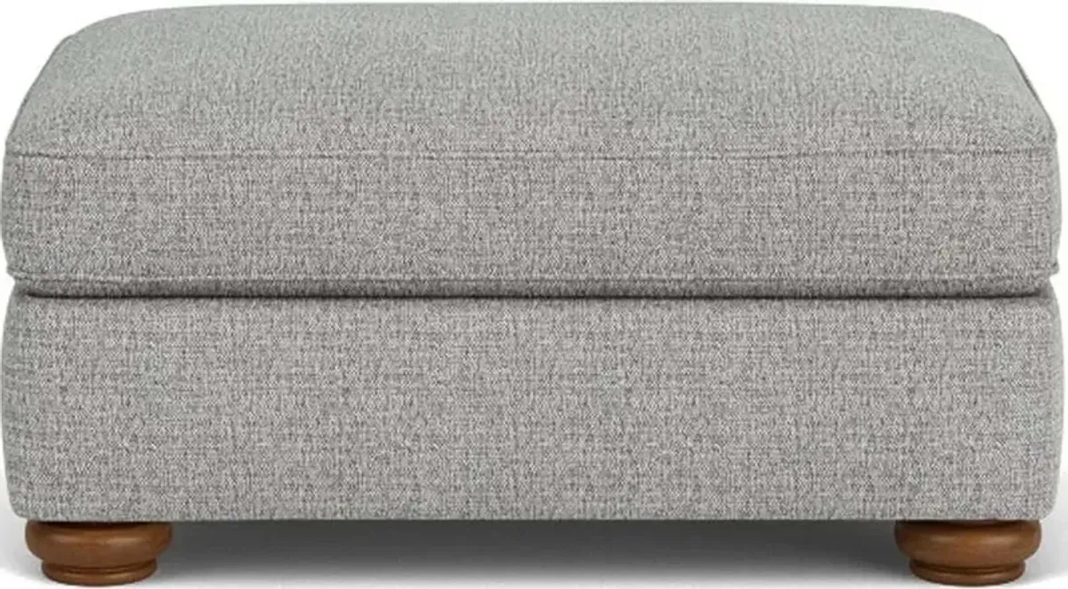 Flexsteel Preston Silver Ash Cocktail Ottoman