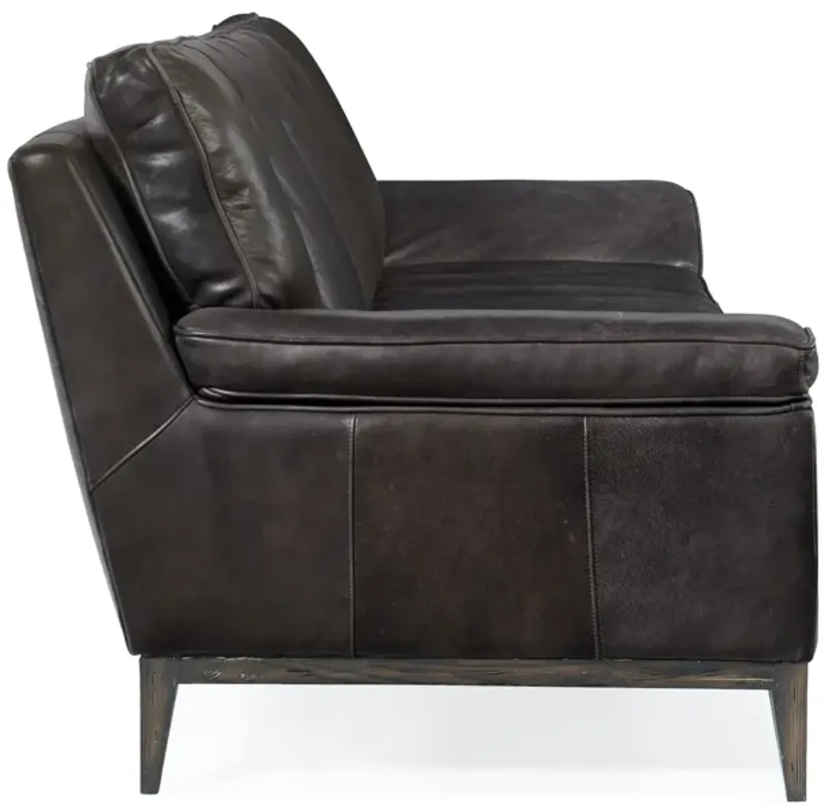 Hooker Furniture Kandor Leather Stationary Sofa