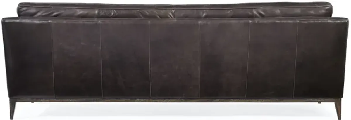 Hooker Furniture Kandor Leather Stationary Sofa