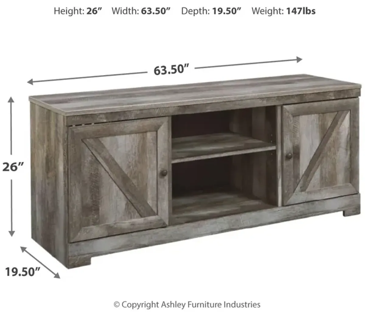 Ashley 63 Inch Wynnlow TV Stand Gray