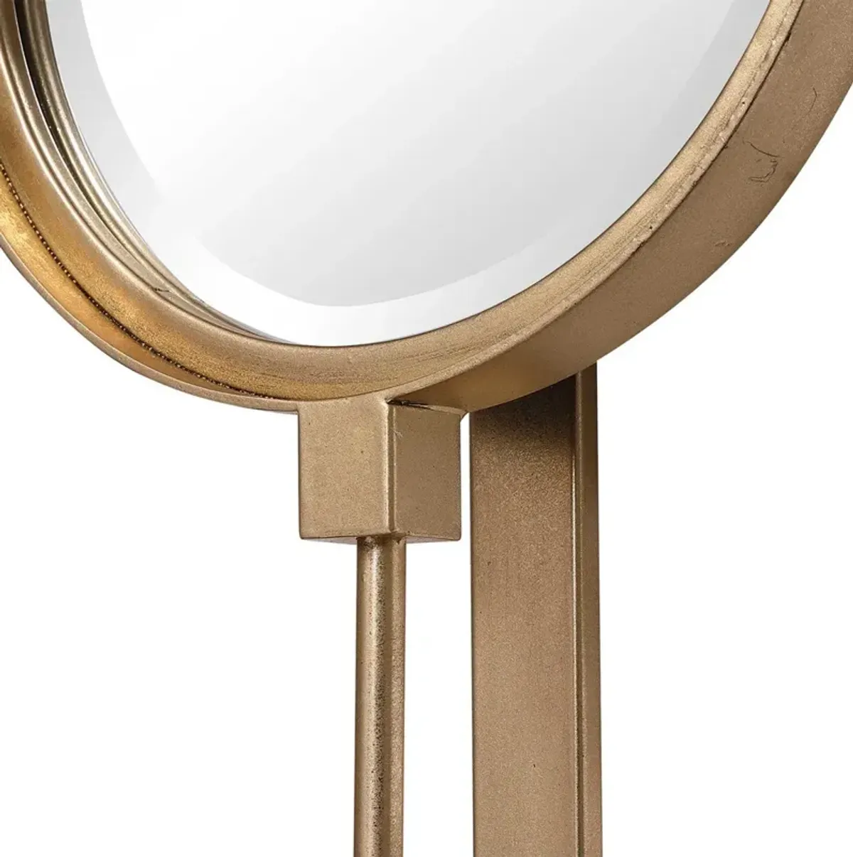 Uttermost Button Gold Mirror