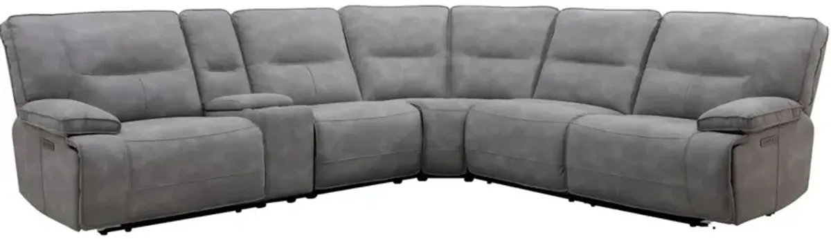 Parker House Gladiator Sky 6-Piece Power Sectional