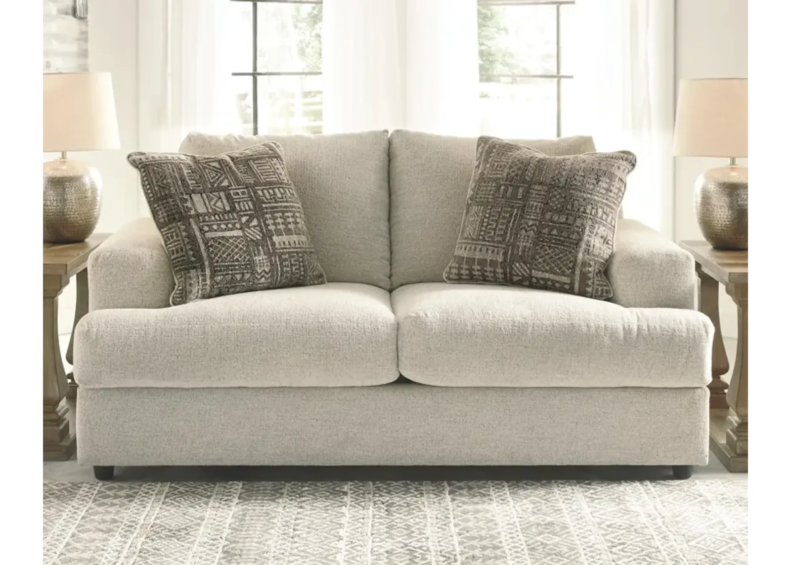 Ashley Soletren Stone Loveseat