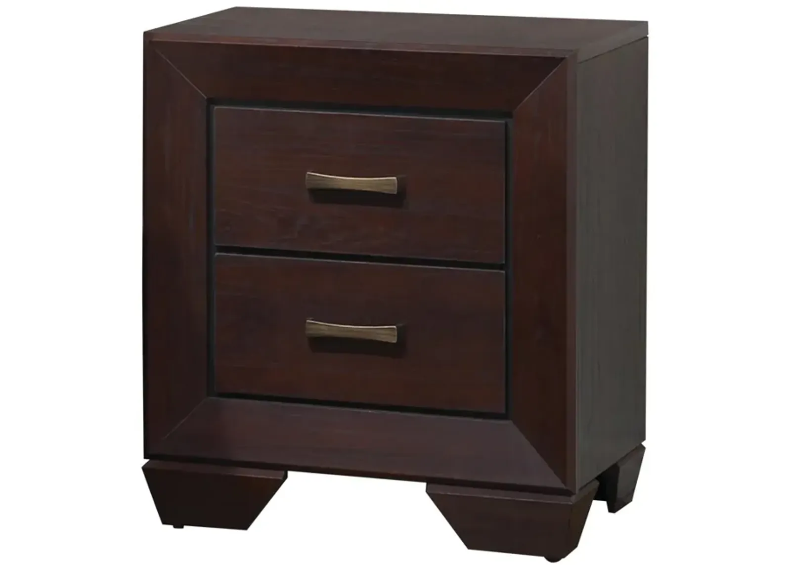 Coaster Kauffman 2-Drawer Nightstand Dark Cocoa