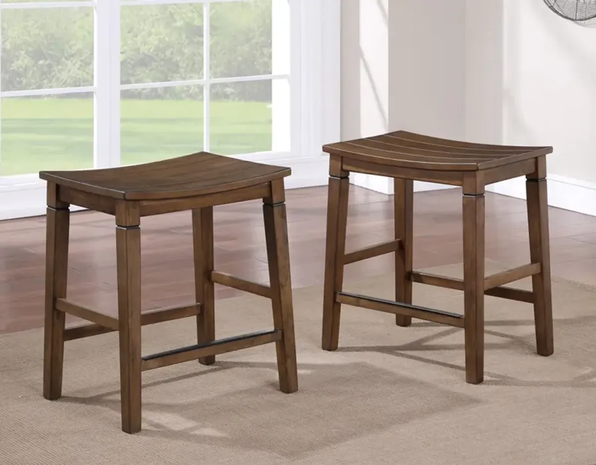 Steve Silver Westlake Chestnut Brown 5-Piece Counter-Height Dining Set