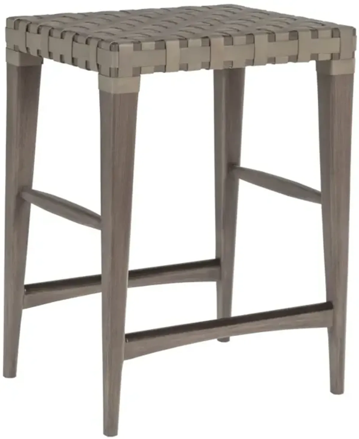 Artistica Home by Lexington Cohesion Program Milo Leather Backless Counter Stool
