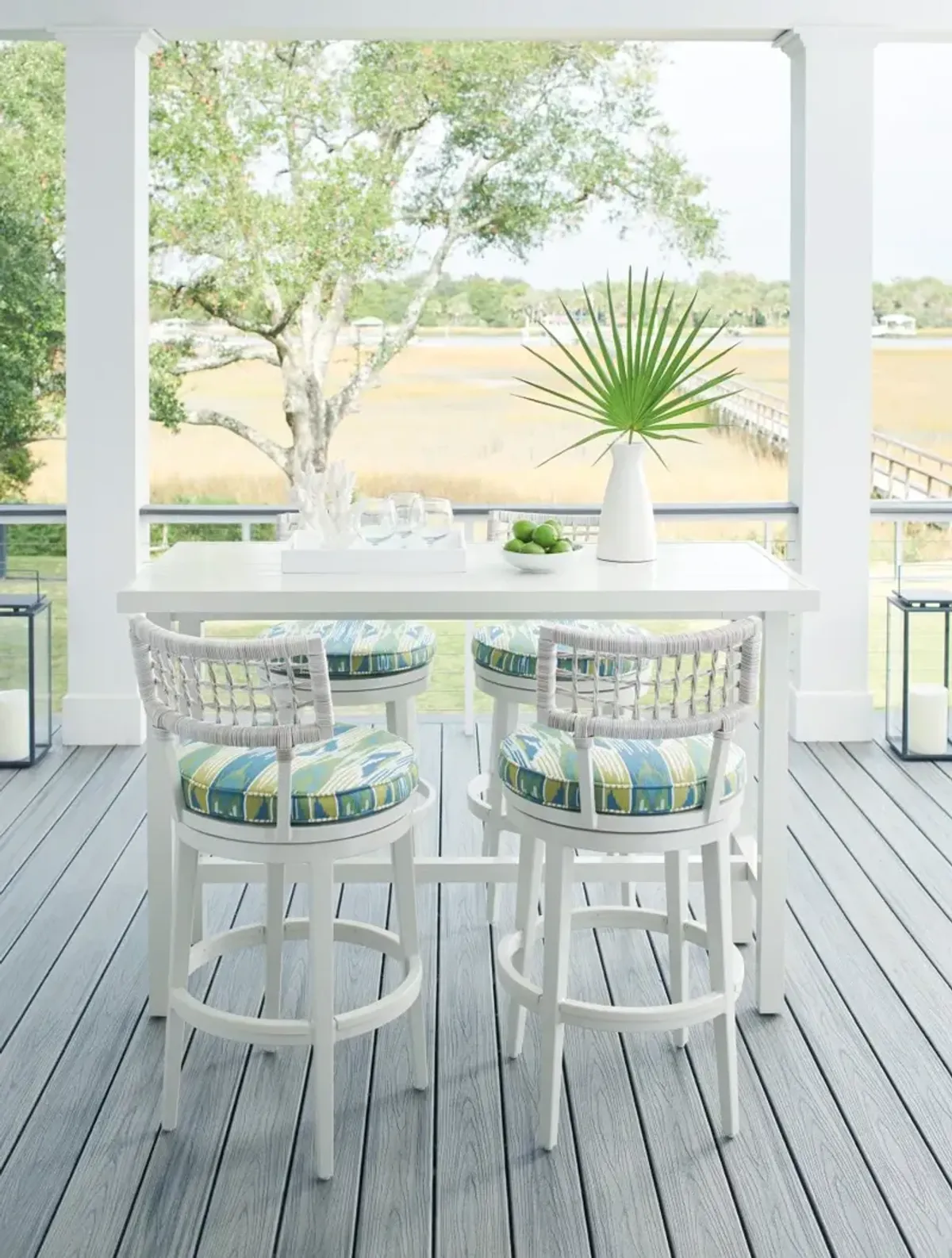 Outdoor High/Low Bistro Table - Seabrook