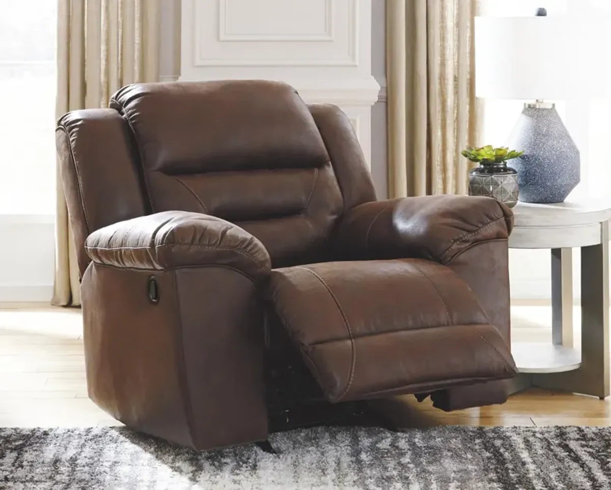 Ashley Stoneland Chocolate Rocker Recliner