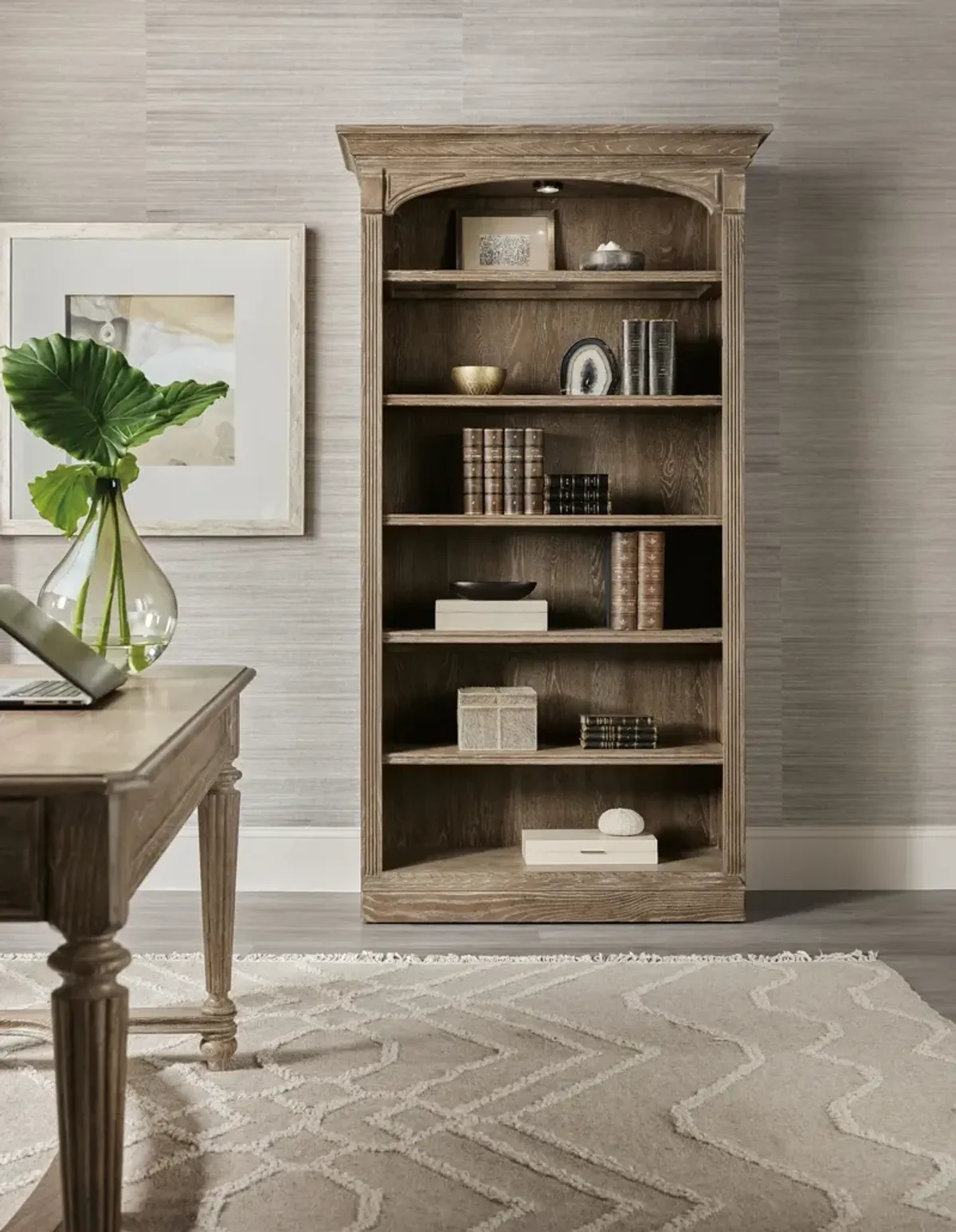 Hooker Furniture Sutter Distressed Bookcase