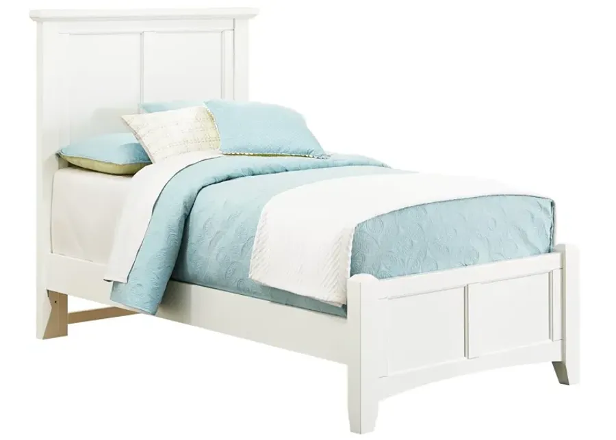 BONANZA MANSION BED HEADBOARD ONLY IN WHITE - TWIN