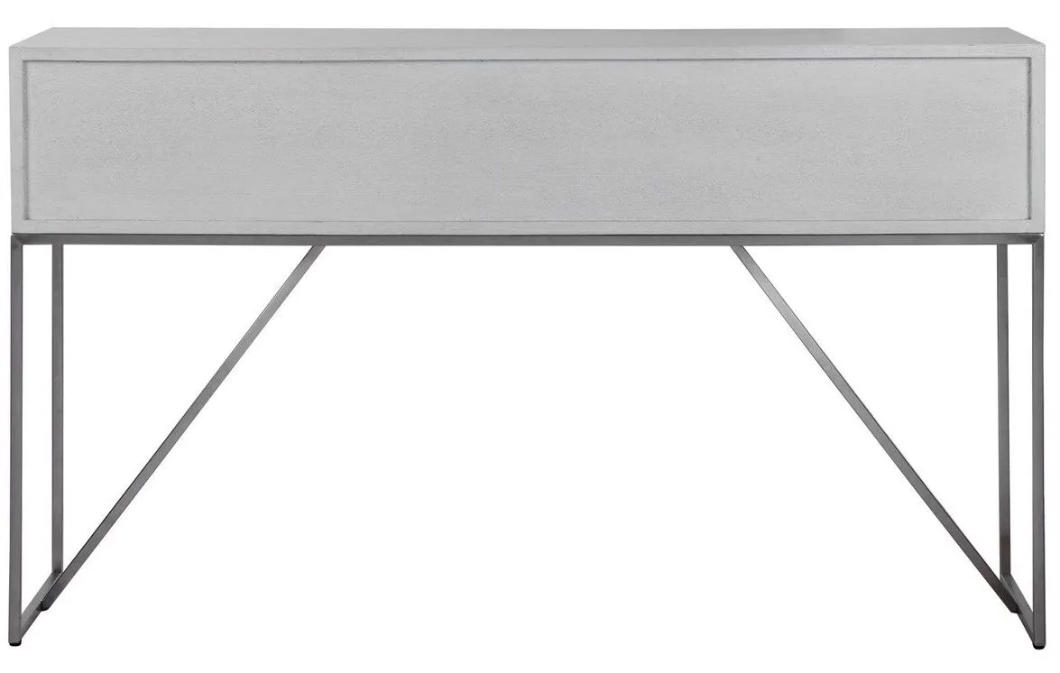 ABAYA SOFT WHITE CONSOLE TABLE