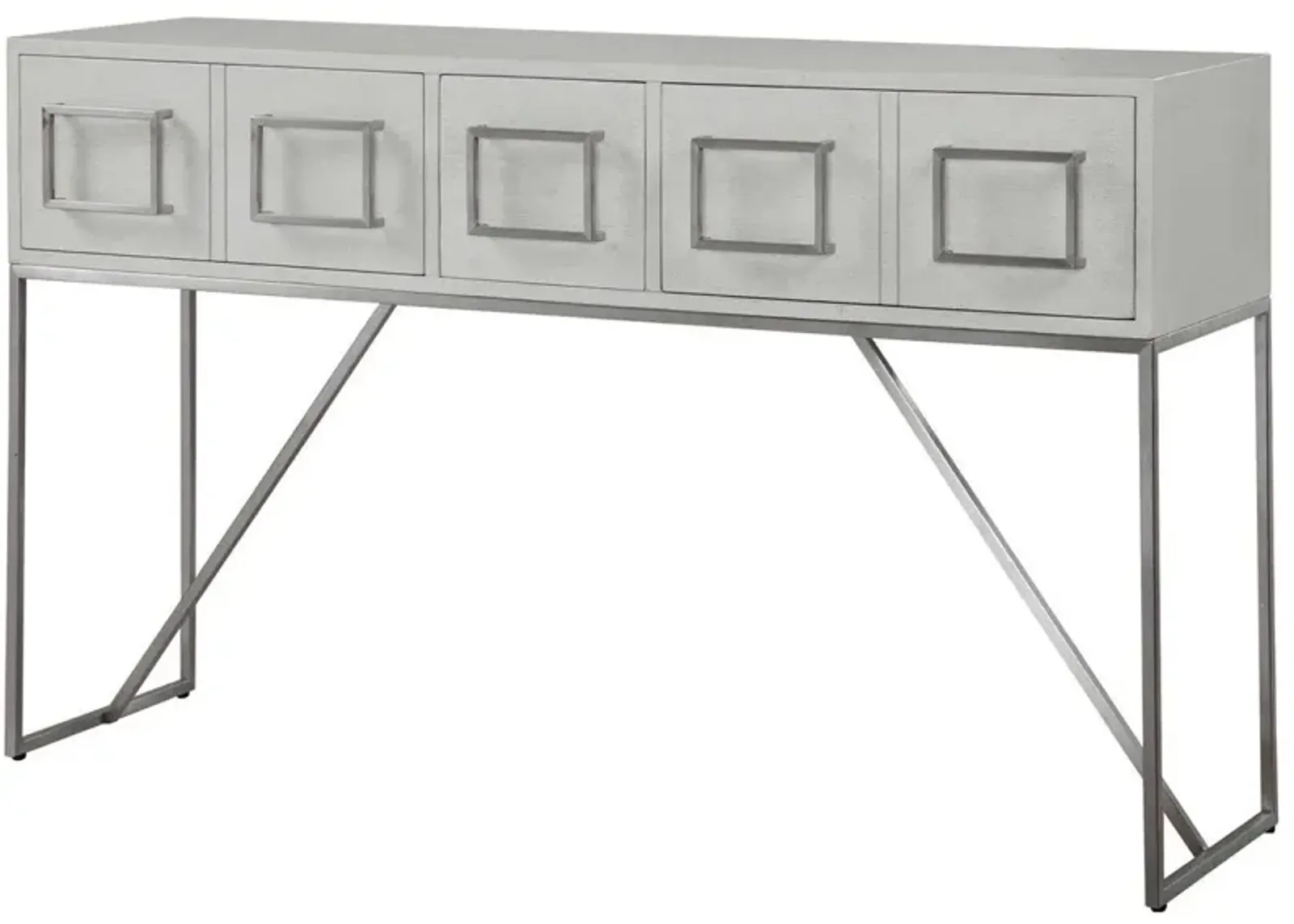 Uttermost Abaya Soft White Console Table