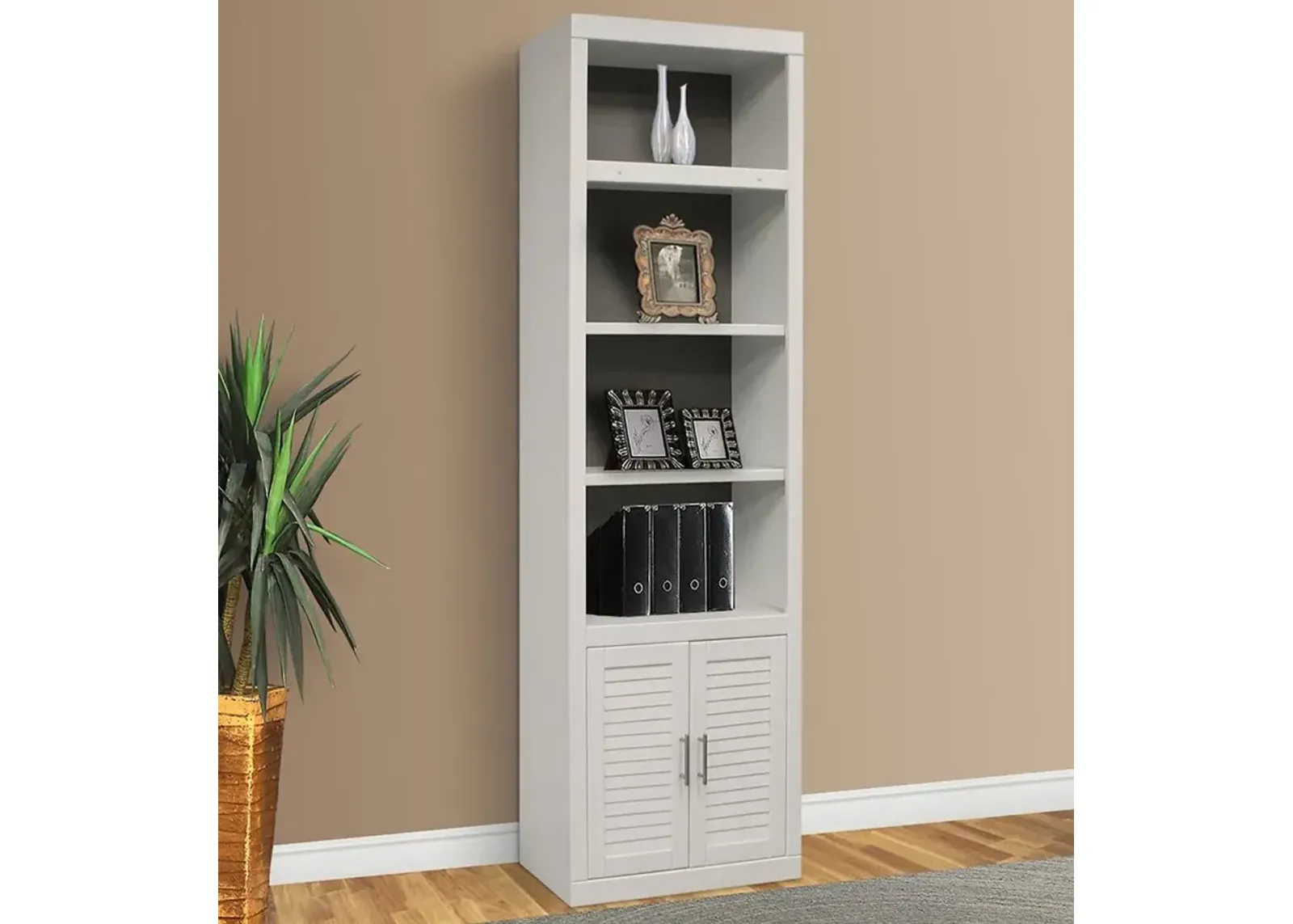 Parker House Catalina Cottage White 32 Inch Open Top Bookcase