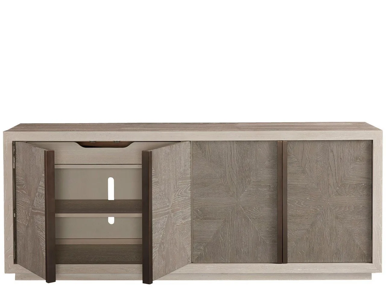 MODERN FLINT QUARTZ BRINKLEY SIDEBOARD