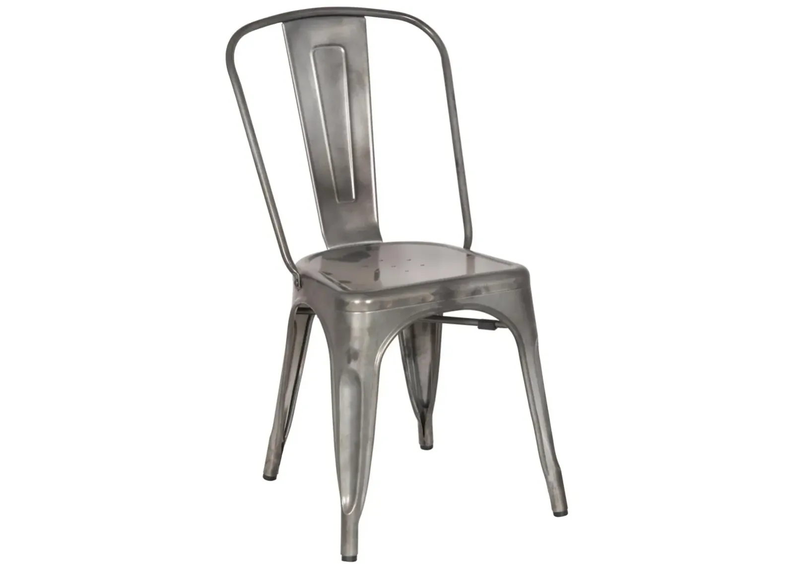 Chintaly Galvanized Steel Side Chair