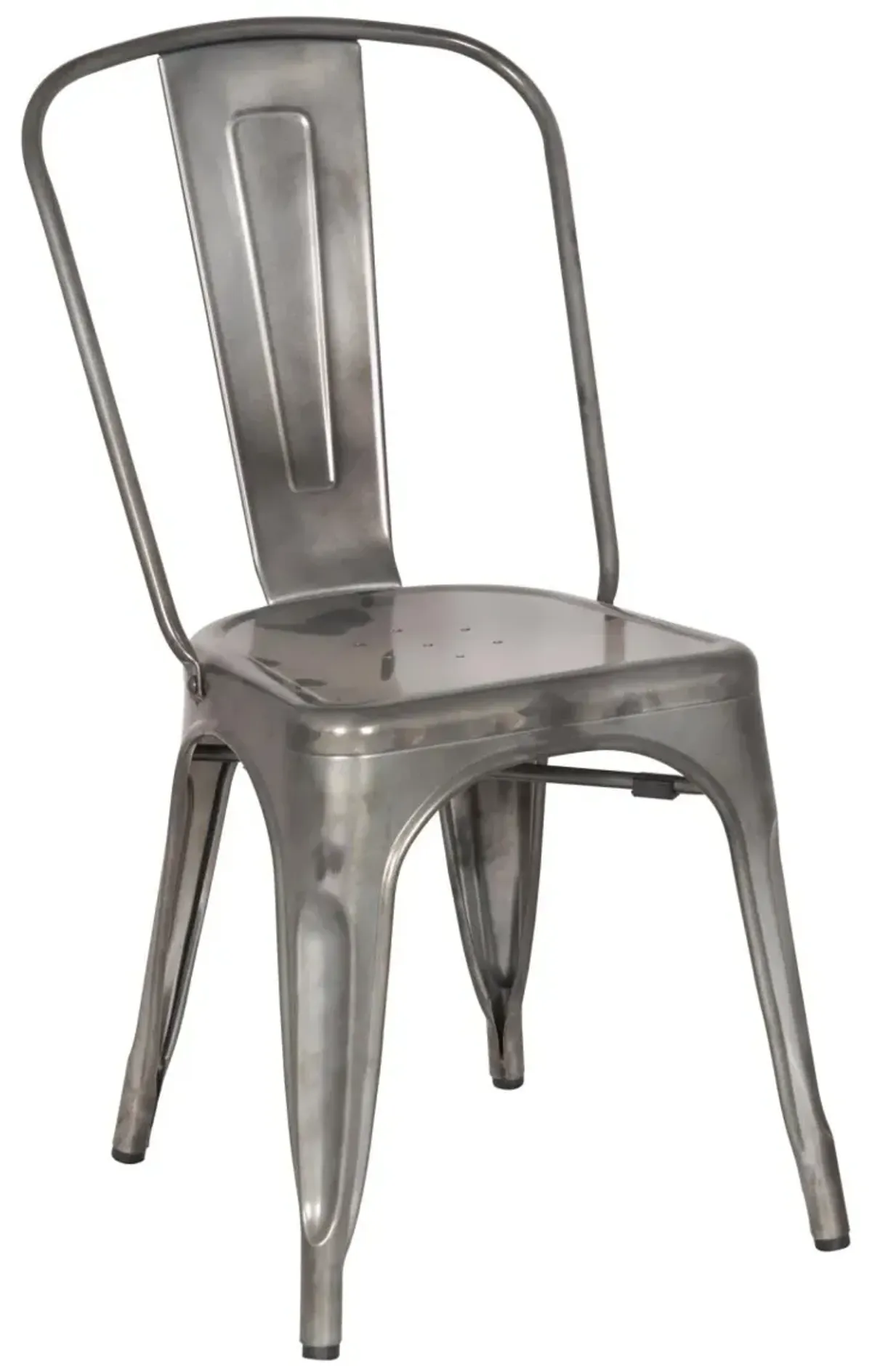 Chintaly Galvanized Steel Side Chair