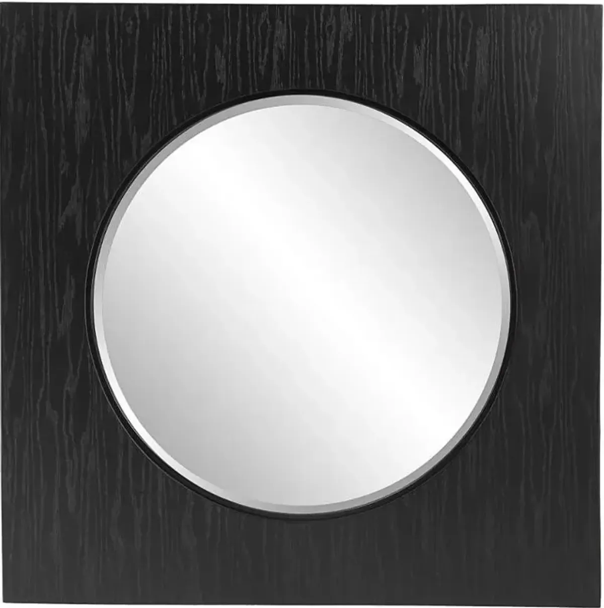 Uttermost Hillview Black Panel Mirror