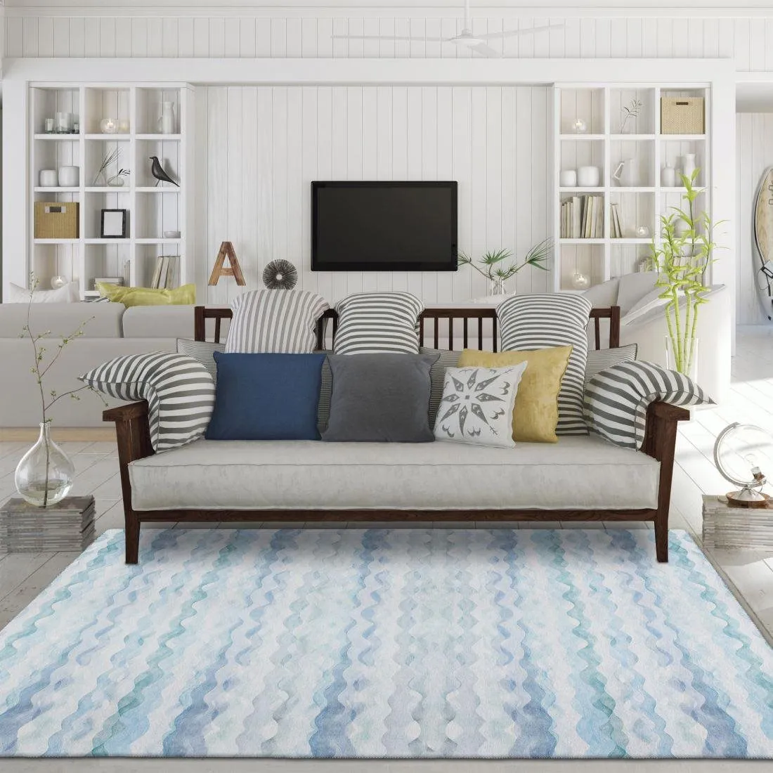 SEABREEZE DENIM 5'X8' AREA RUG