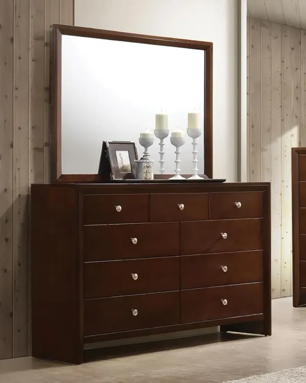 Serenity 9-Drawer Dresser Rich Merlot