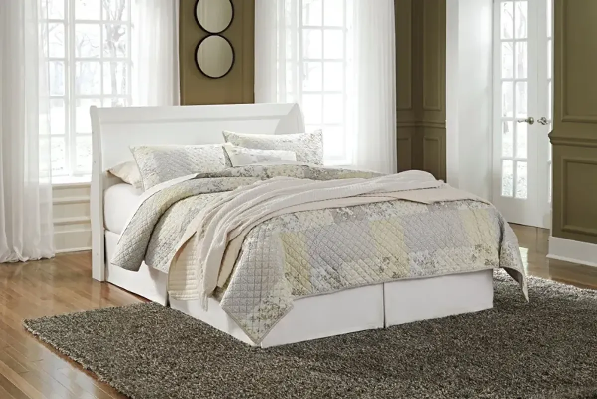 Ashley Anarasia White Queen Sleigh Headboard