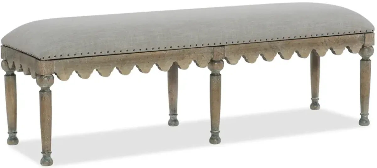 Hooker Furniture Boheme Madera Bed Bench