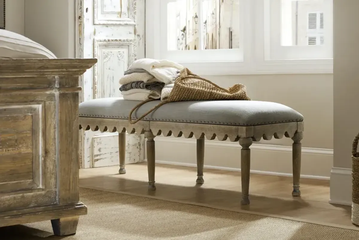 Hooker Furniture Boheme Madera Bed Bench