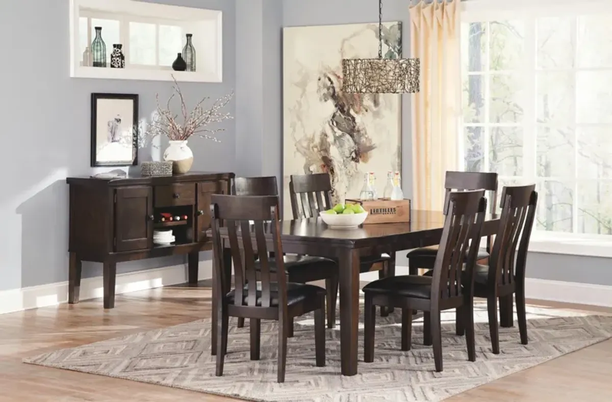 Ashley Haddigan Dark Brown Dining Extension Table