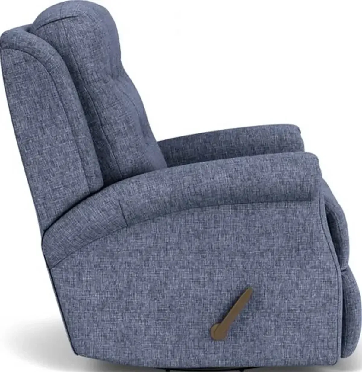 Flexsteel Minnie Indigo Swivel Gliding Manual Recliner