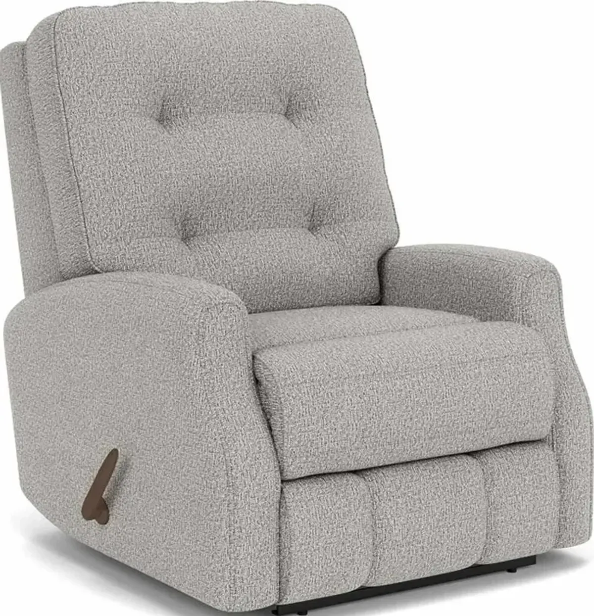 Flexsteel Devon Silver Spray Manual Recliner