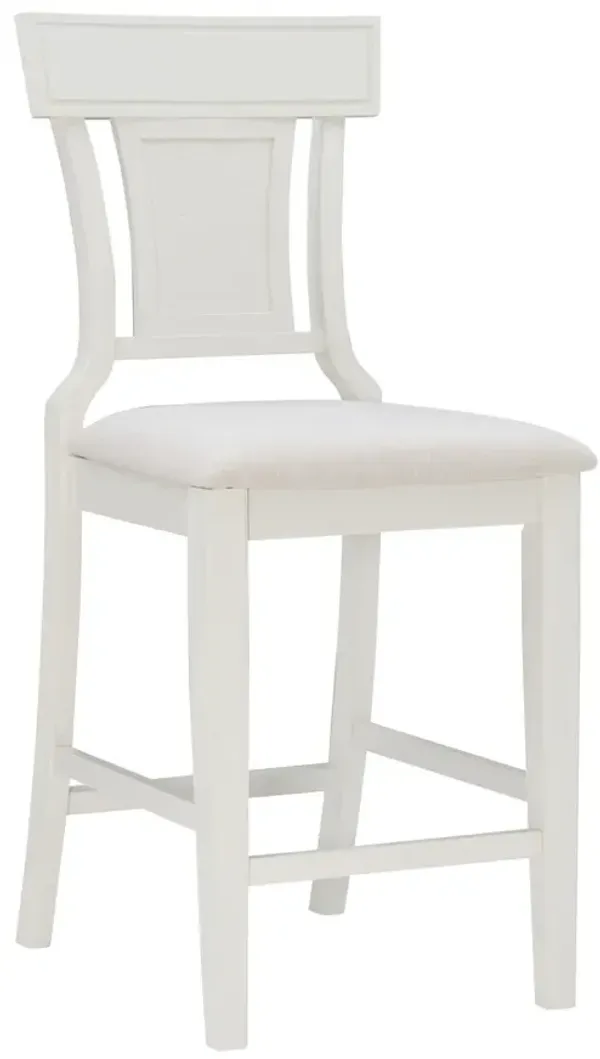 Linon Rylan Counter Stool Creamy White
