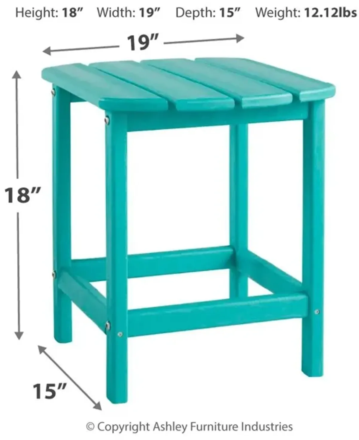 Hudson's Furniture Exclusive Sundown Treasure End Table