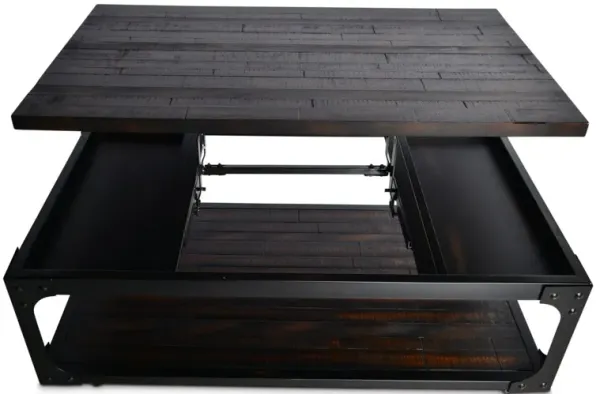 Steve Silver Sherlock Distressed Antique Lift-Top Cocktail Table