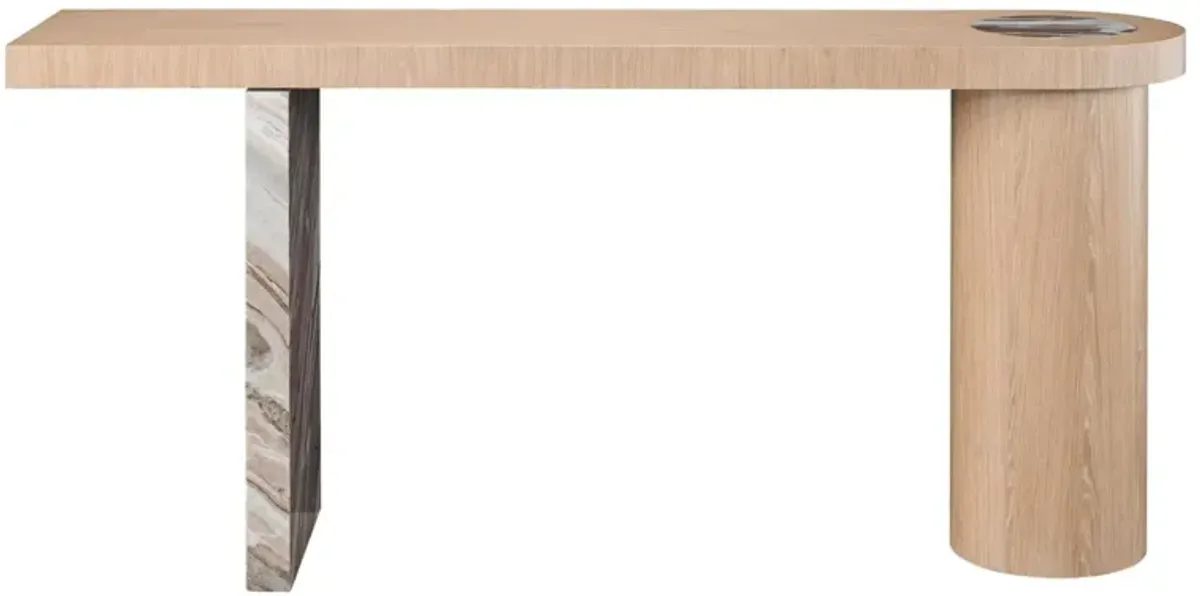 Universal Nomad Croydon Tech Oak Console Table