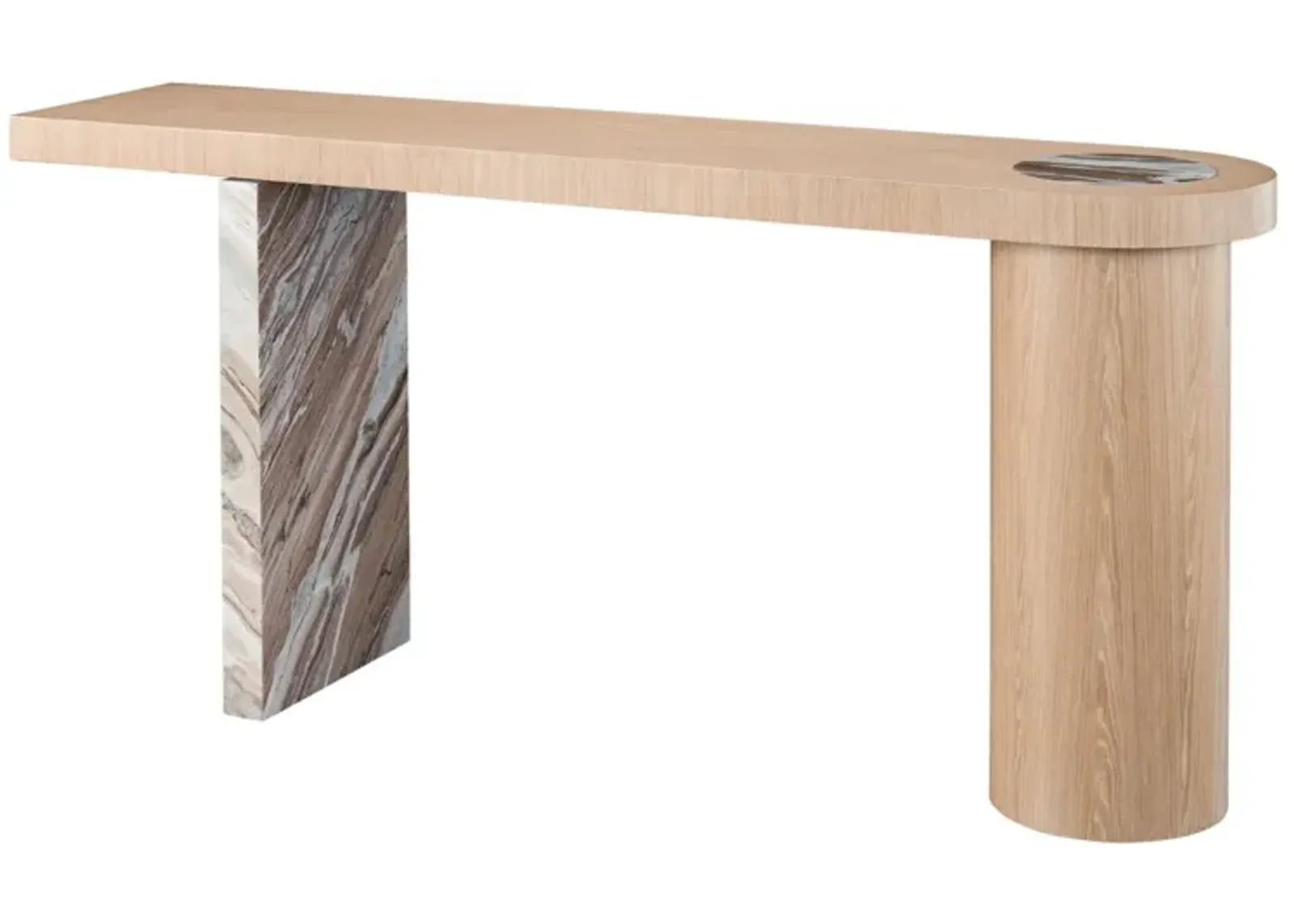 NOMAD CROYDON TECH OAK CONSOLE TABLE