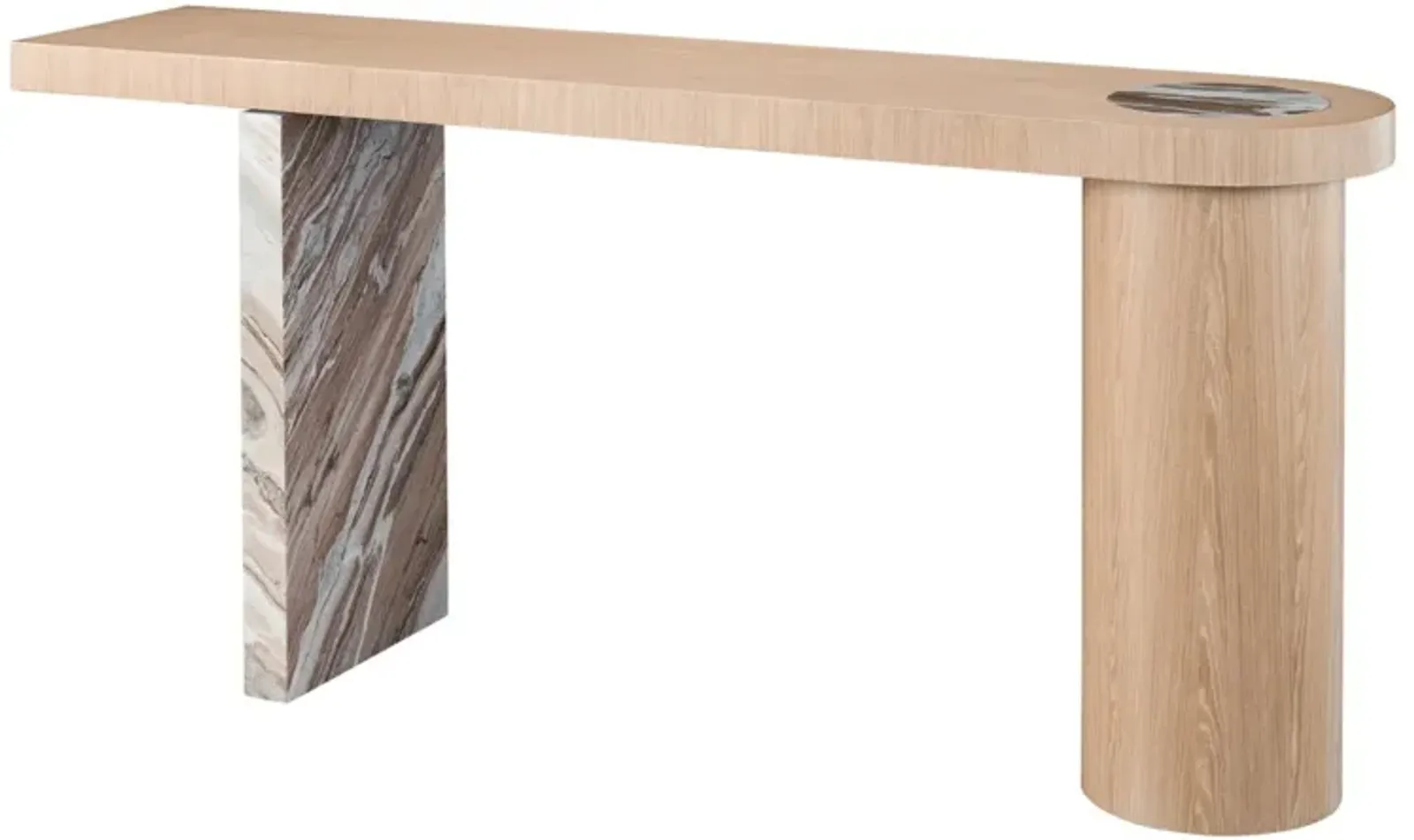 Universal Nomad Croydon Tech Oak Console Table