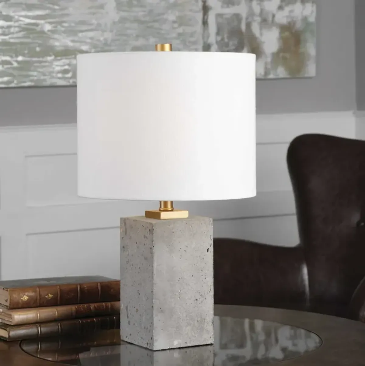 Uttermost Drexel Gray Accent Lamp