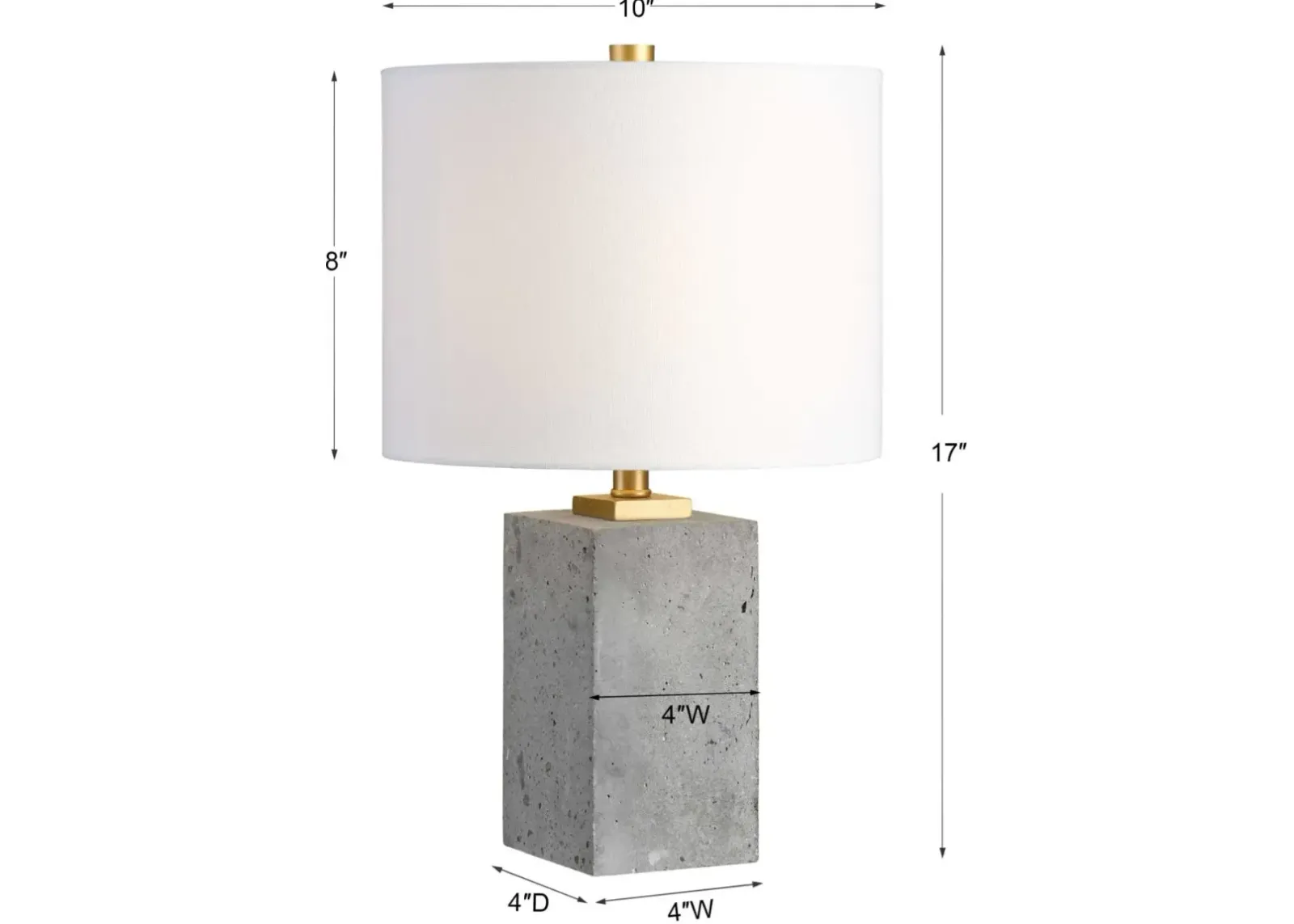 Uttermost Drexel Gray Accent Lamp