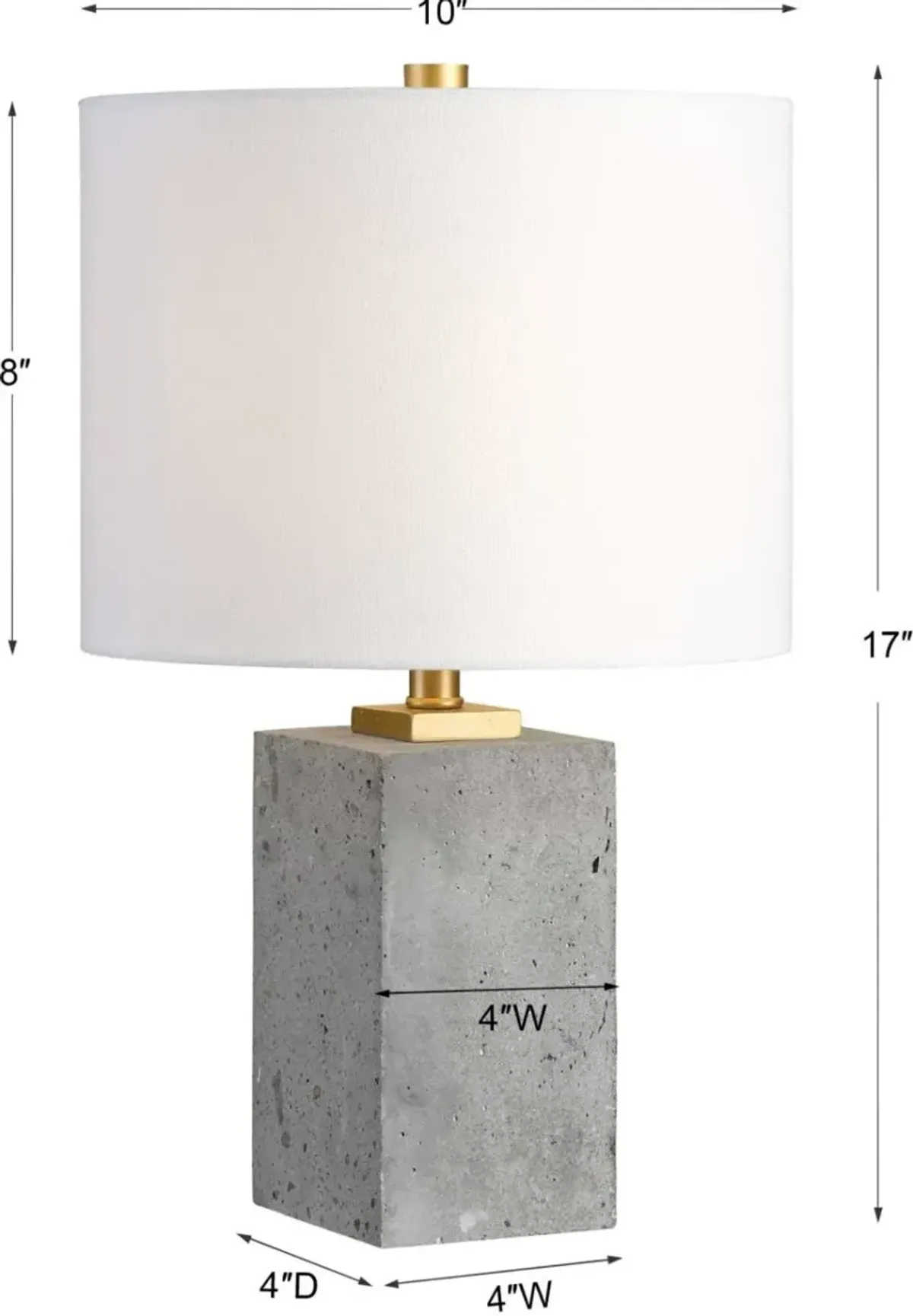 Uttermost Drexel Gray Accent Lamp