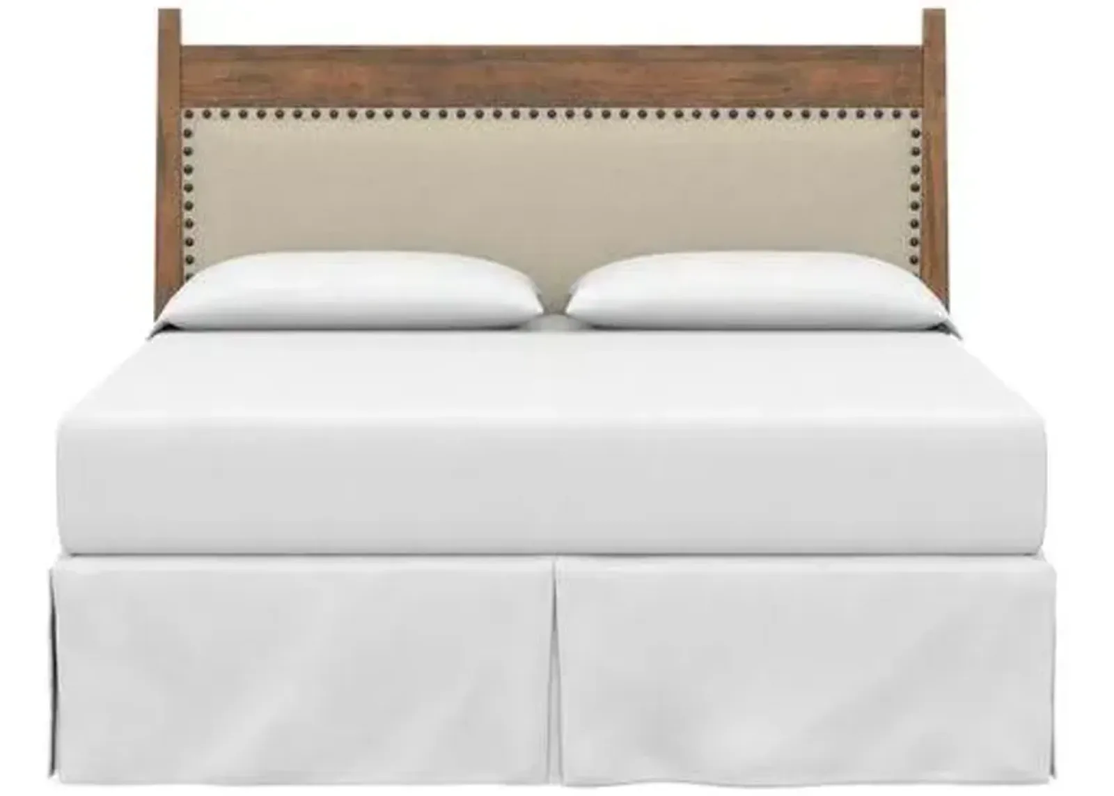 Bassett Maple Queen Upholstered Panel Headboard