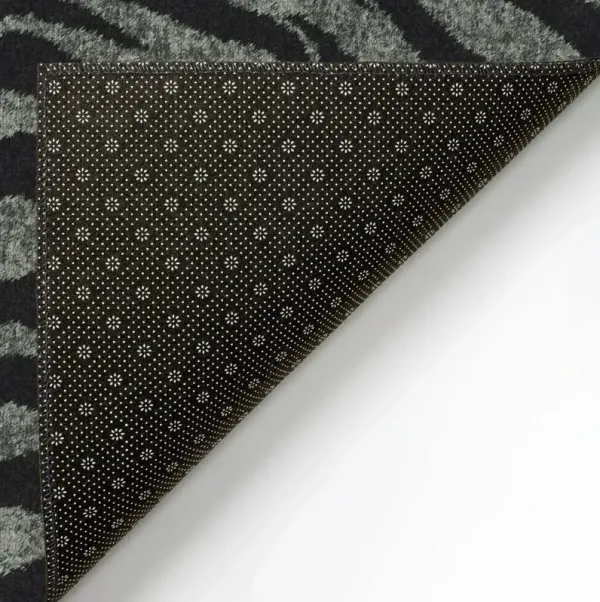 Dalyn Charcoal Elegance Zebra Stripe 5'X8' Area Rug