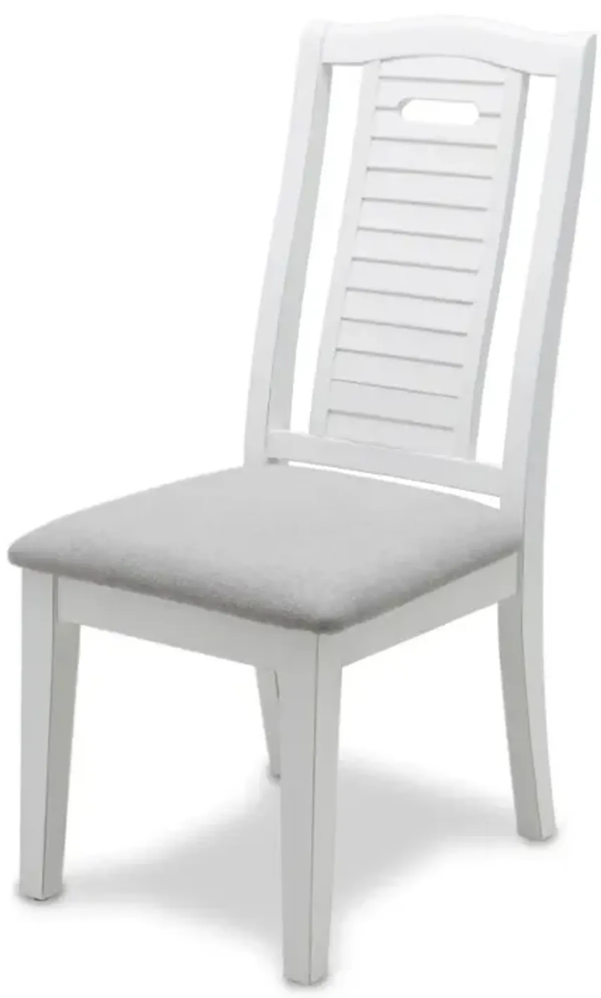 Seawinds Islamorada Distressed Taupe Shutter Back Dining Chair