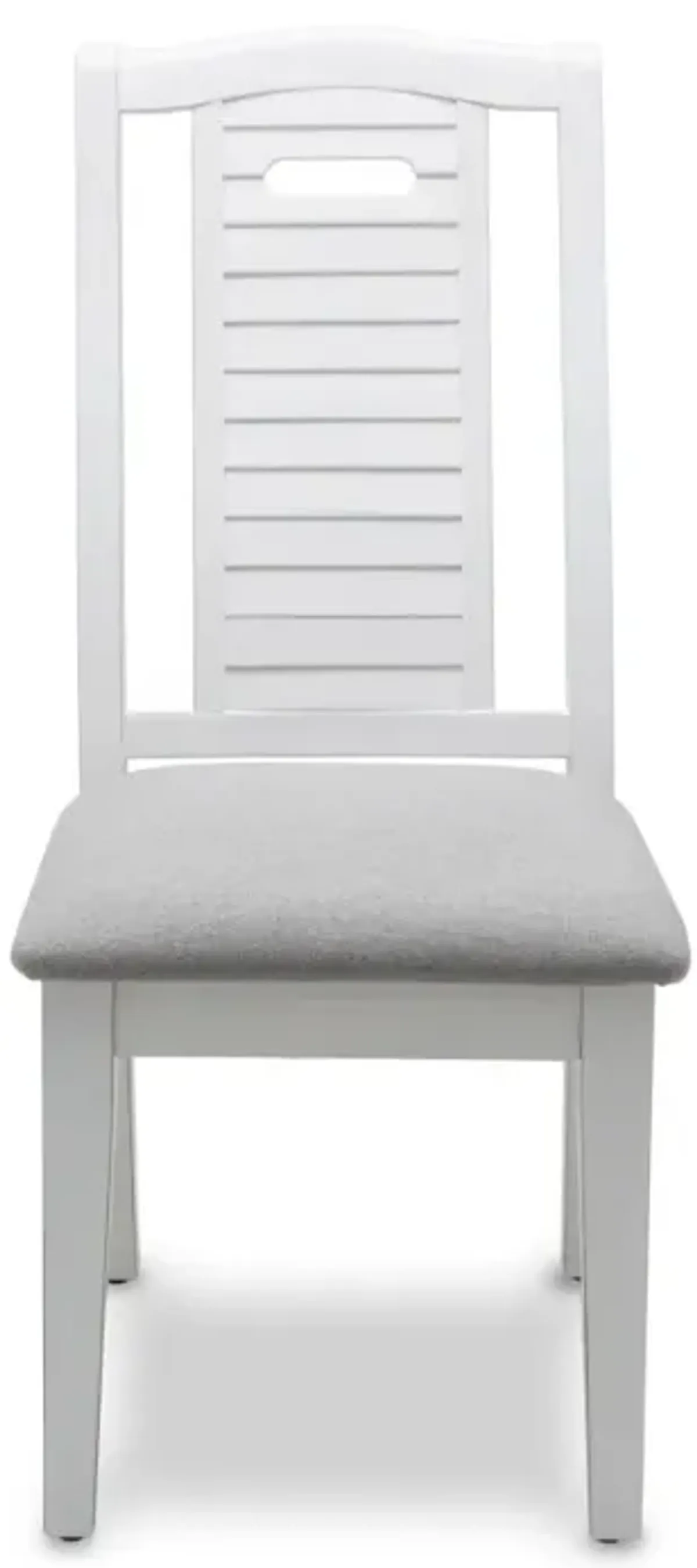 Seawinds Islamorada Distressed Taupe Shutter Back Dining Chair