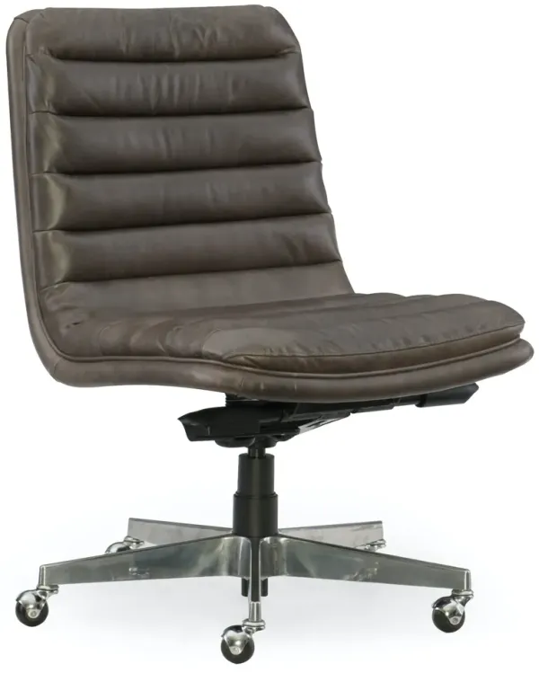 Hooker Furniture Memento Medal Wyatt Executive Swivel Tilt Leather Office Chair