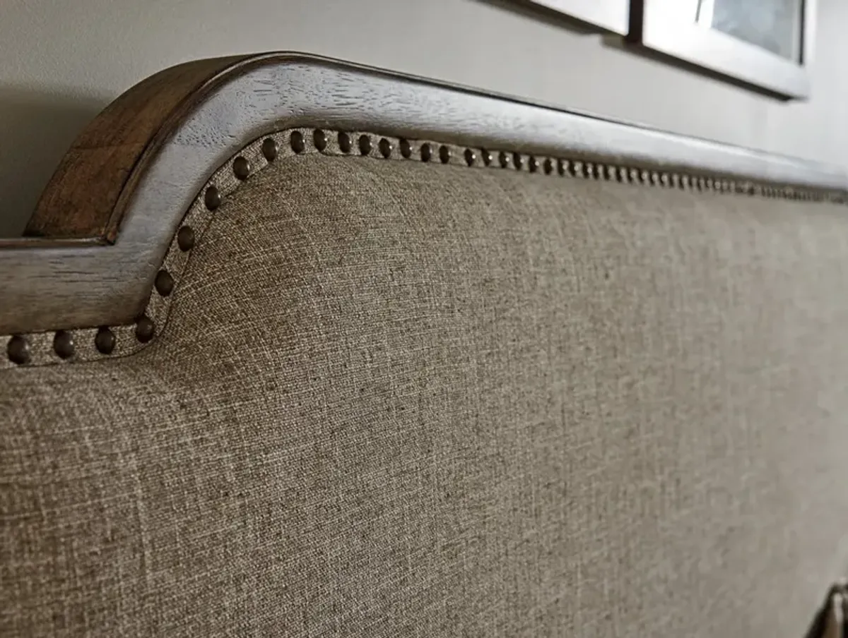 Tommy Bahama Home by Lexington Cypress Point Stone Harbour Upholstered King Headboard