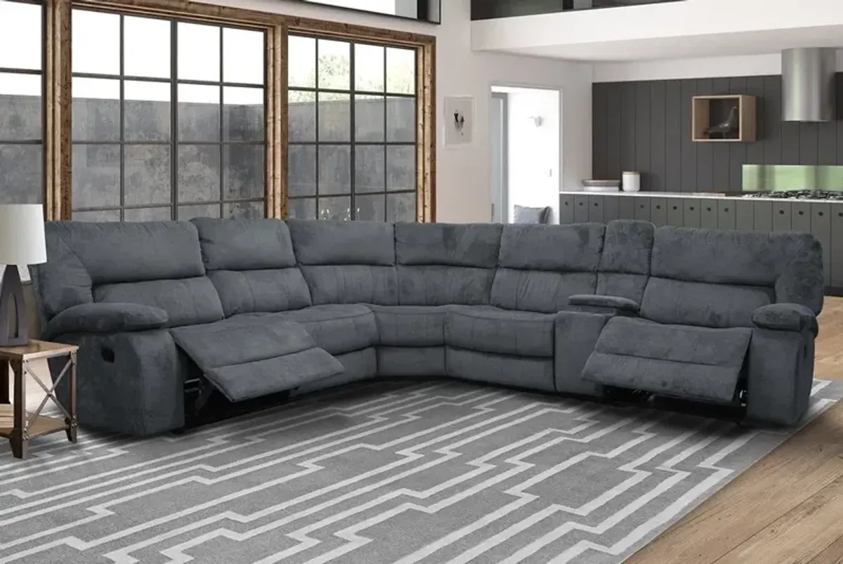 Parker House Chapman Collection 6-Piece Sectional in Polo Color